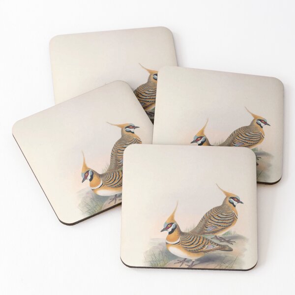 Item preview, John Gould The Birds of Australia 1869 069 Lophophaps Leucogaster designed and sold by wetdryvac.