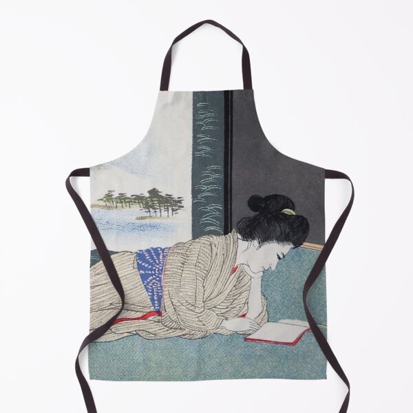 Item preview, Japanese Vintage Art (Woman Reading A Book) designed and sold by Pendy777.