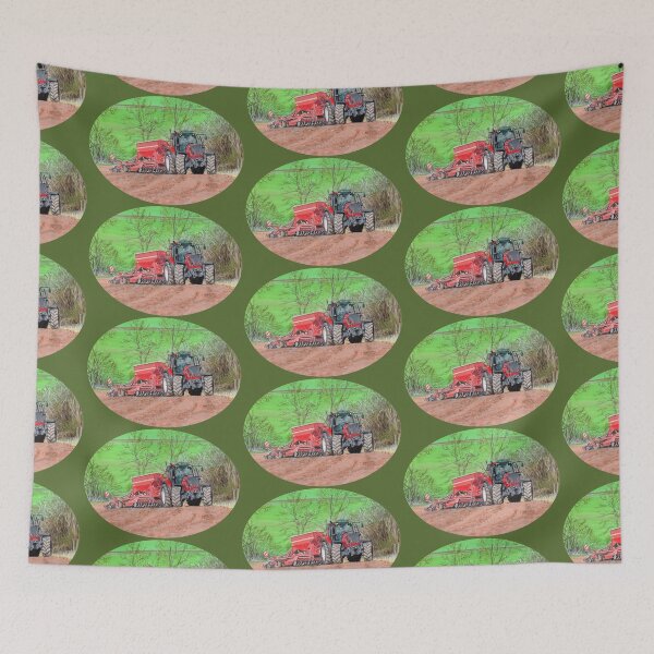 Item preview, Tractor in Field (green) designed and sold by SandraWarmerdam.