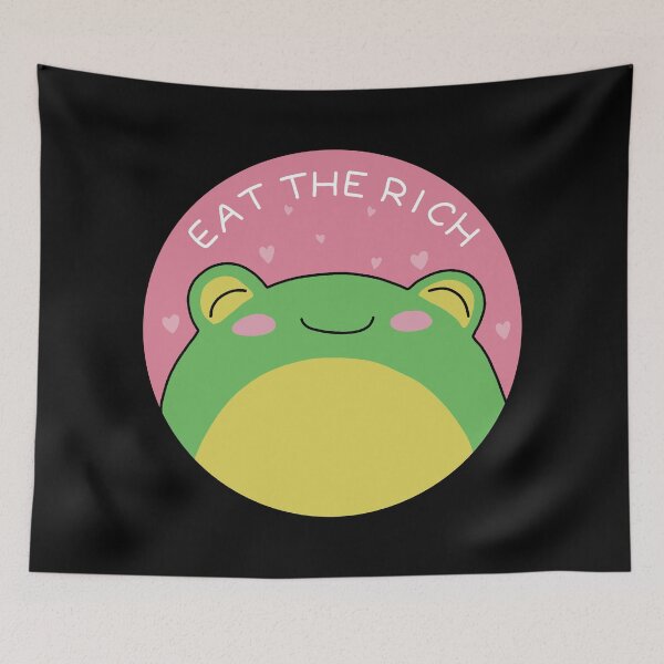 Item preview, Eat The Rich - Frog designed and sold by ValentinaHramov.