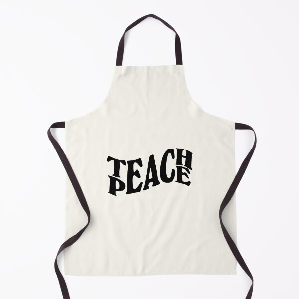 Item preview, teach peace lettering - black designed and sold by smileyfriend.