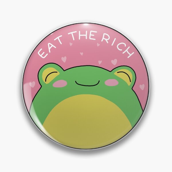 Item preview, Eat The Rich - Frog designed and sold by ValentinaHramov.