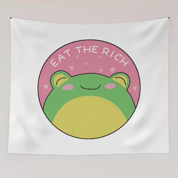 Item preview, Eat The Rich - Frog designed and sold by ValentinaHramov.