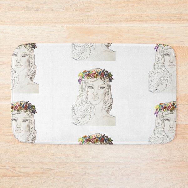 Item preview, Young girl with flower crown designed and sold by Galeria-S.
