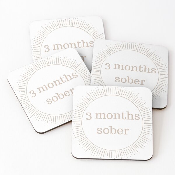 Item preview, 3 months sober designed and sold by MagdalenaRulez.