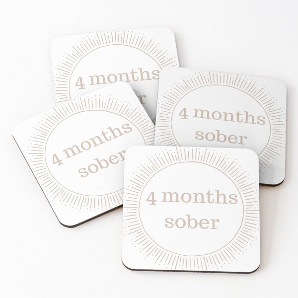 Item preview, 4 months sober designed and sold by MagdalenaRulez.