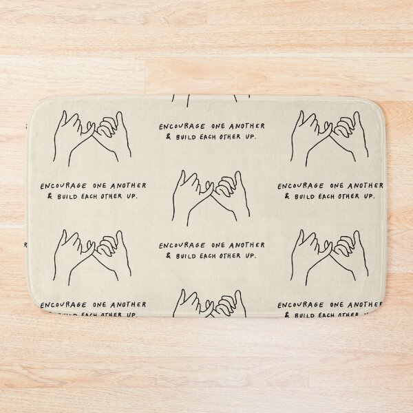 Item preview, pinky promise - encourage one another and build each other up - black designed and sold by smileyfriend.
