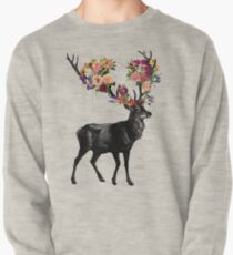 Frühling selbst Deer Floral Pullover