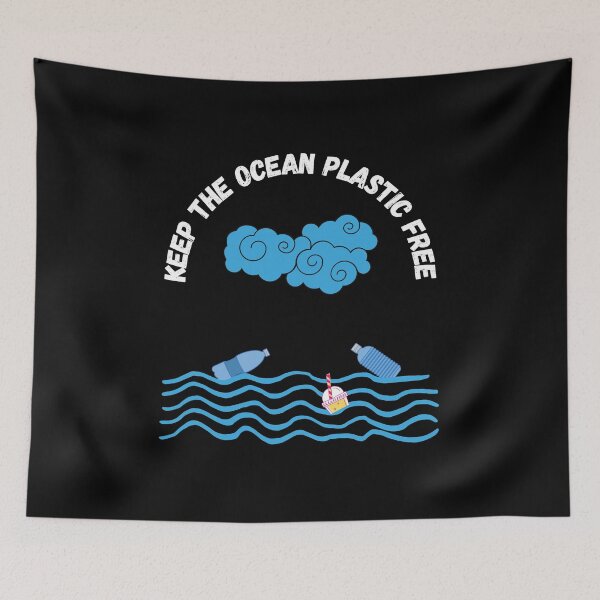 Item preview, Keep The Ocean Plastic Free designed and sold by Zenith-capitis.