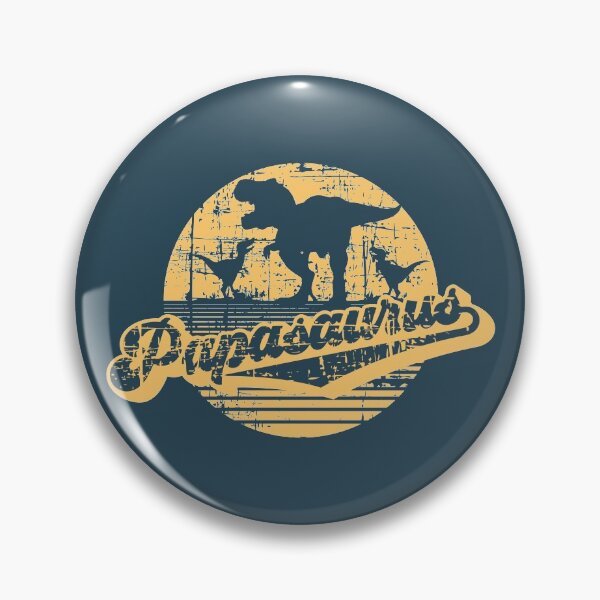 Item preview, PAPASAURUS T REX DAD DINO RETRO SUNSET CLASSIC DISTRESSED VINTAGE DINOSAUR DAD designed and sold by zenturtlemerch.