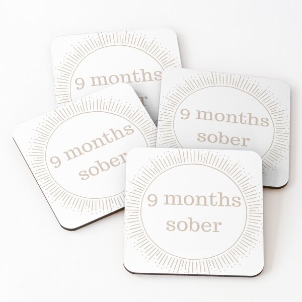 Item preview, 9 months sober designed and sold by MagdalenaRulez.
