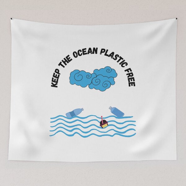 Item preview, Keep The Ocean Plastic Free designed and sold by Zenith-capitis.
