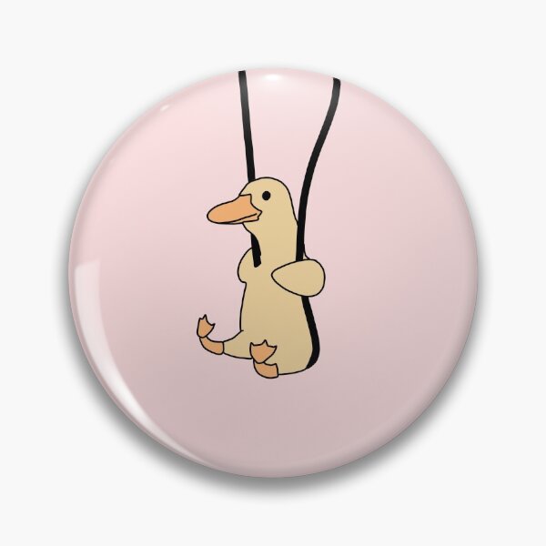 Item preview, contemplative ducky on a swing | duck on swing designed and sold by smileyfriend.