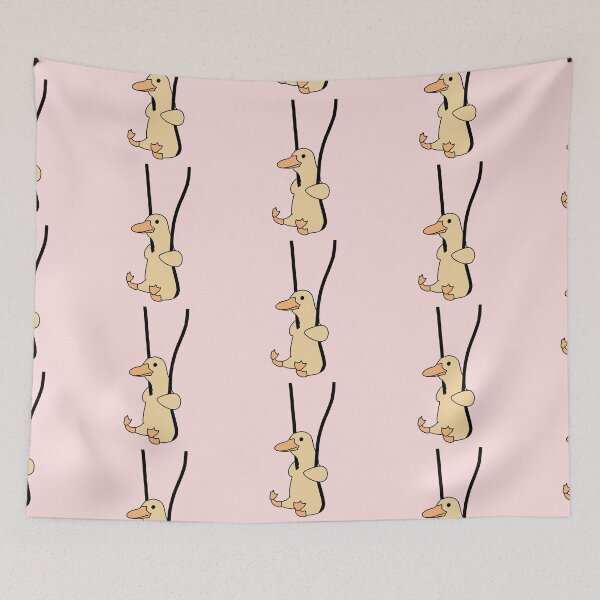 Item preview, contemplative ducky on a swing | duck on swing designed and sold by smileyfriend.