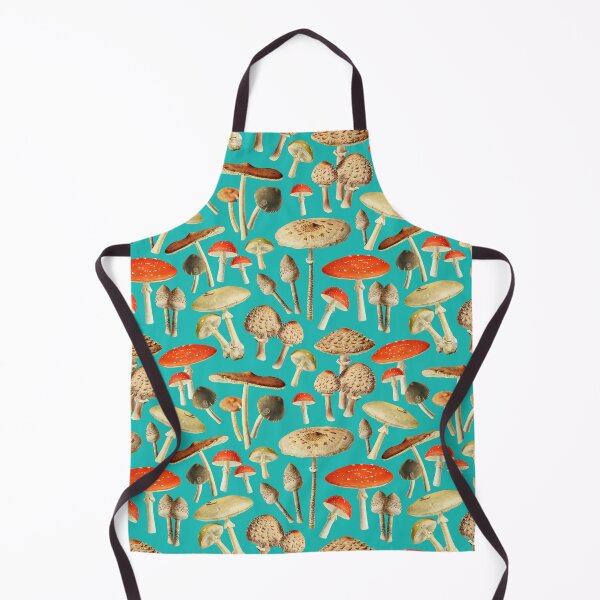 Item preview, There's a Fungus Among Us on Turquoise Background designed and sold by Lesley Fitzpatrick.