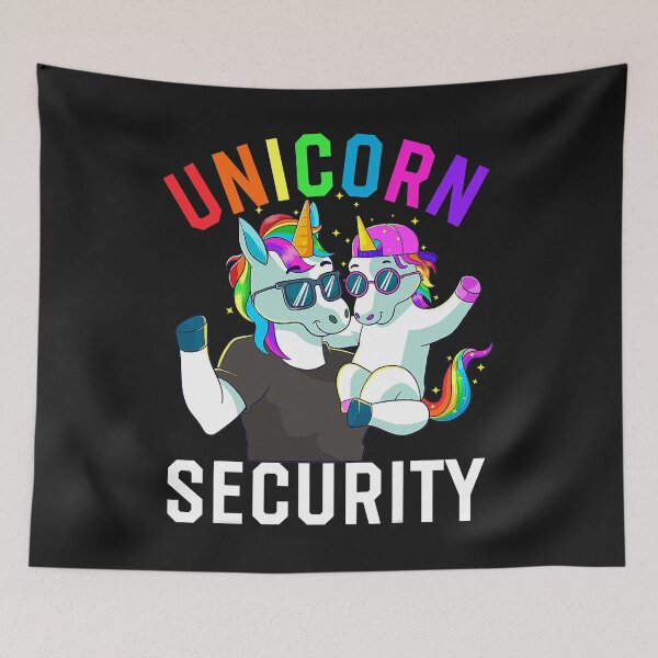 Item preview, Unicorn Security Boy Brother Baby Sister Dad Family Birthday  designed and sold by christiannes.