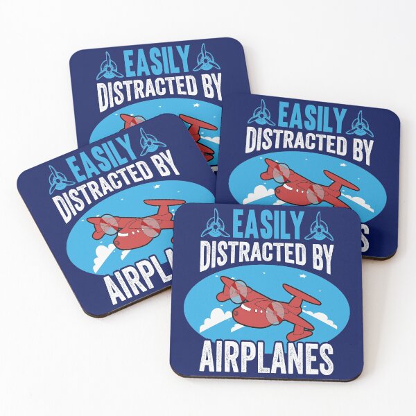 Item preview, Easily Distracted By Airplanes designed and sold by AmethystMurad.