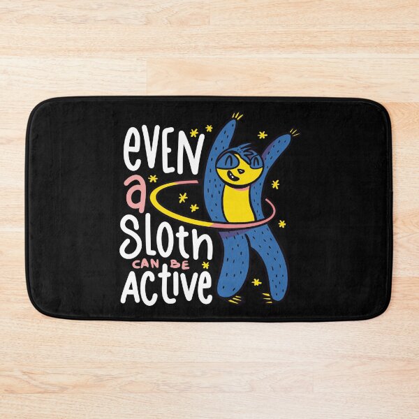 Item preview, Even A Sloth Can Be Active Hula Hooping designed and sold by Hoiho Adventure Shirts.