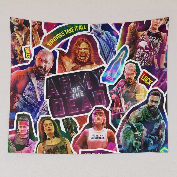 Item preview, Collage Design of Army of the Dead Movie designed and sold by Rakuten Mallor.