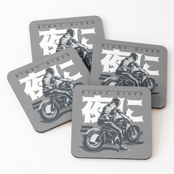 Artikelvorschau, Japanischer Vaporwave Motorrad-Nachtfahrer entworfen und verkauft von Hoiho Adventure Shirts.