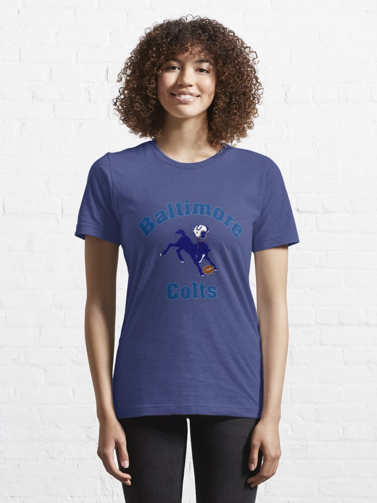 BALTIMORE COLTS Vintage Retro Style Graphic Tee Short-Sleeve