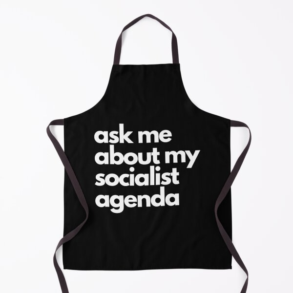 Item preview, Ask Me About My Socialist Agenda [White Text Minimalist] designed and sold by StabbyCat.