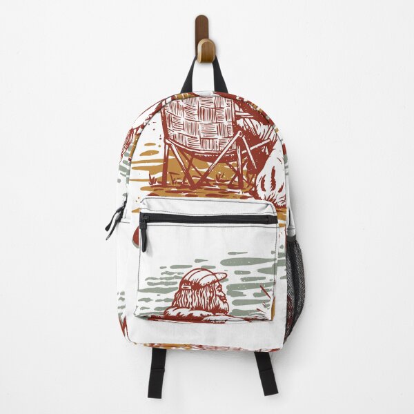 Item preview, Happy Campers Watching Sunset designed and sold by Hoiho Adventure Shirts.