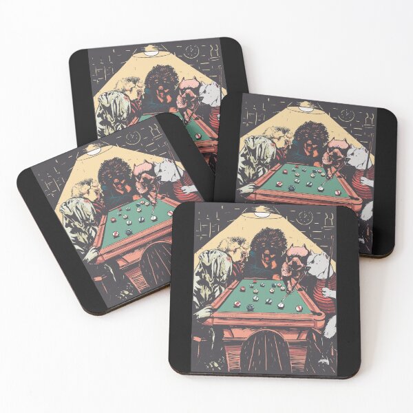 Item preview, Dogs Playing Pool designed and sold by Hoiho Adventure Shirts.