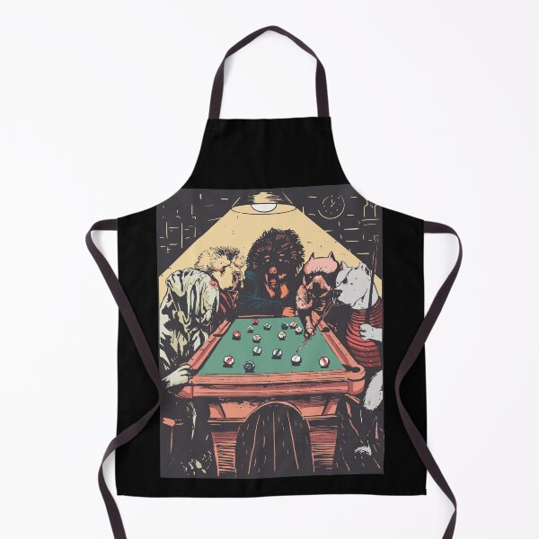 Item preview, Dogs Playing Pool designed and sold by Hoiho Adventure Shirts.