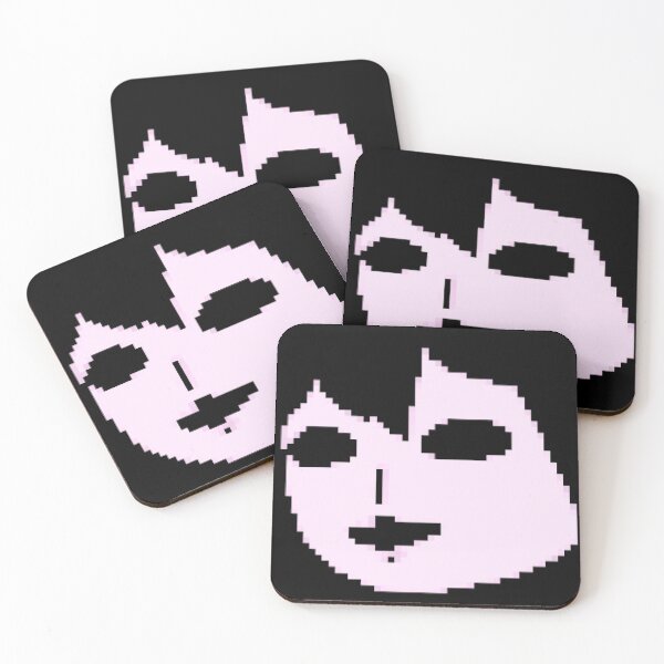 Item preview, Shiteyanyo Pixel Face designed and sold by Allison Ghost's Wacky Image Designs.