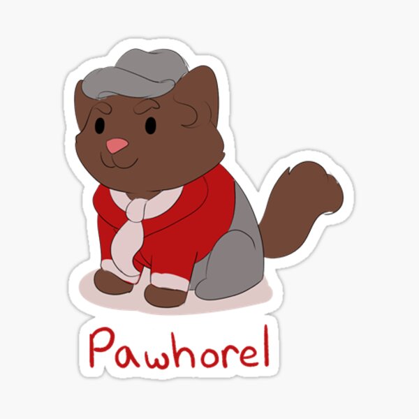 Artikel-Vorschau von Pawhorel (Bahorel-Katze!), designt und verkauft von MellowArtStuff.