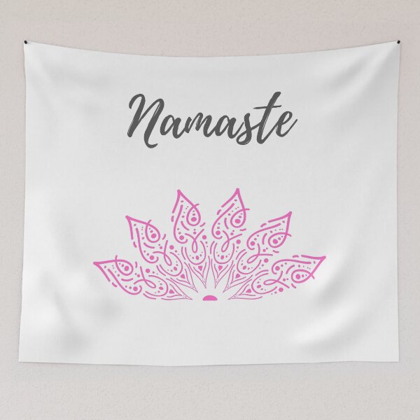 Item preview,  Namaste Pink Lotus designed and sold by LifeSimpliCity.