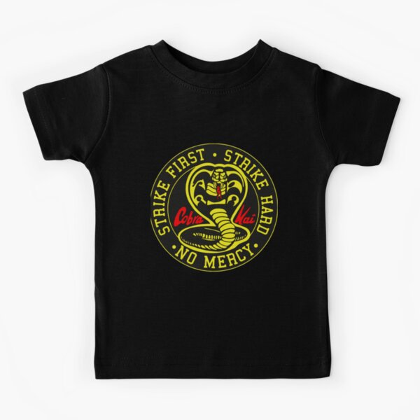 Cobra Kai Cobra Kai No Mercy Kids T-Shirt