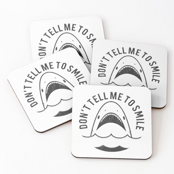 Item preview, Don't Tell Me To Smile Shark designed and sold by TyphoonFemale.