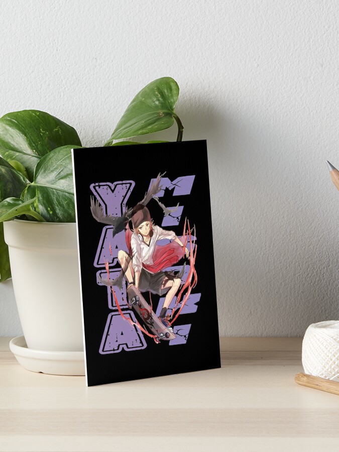 Skateboard Freestyle - Misaki Yata K Project Anime Art | Greeting Card