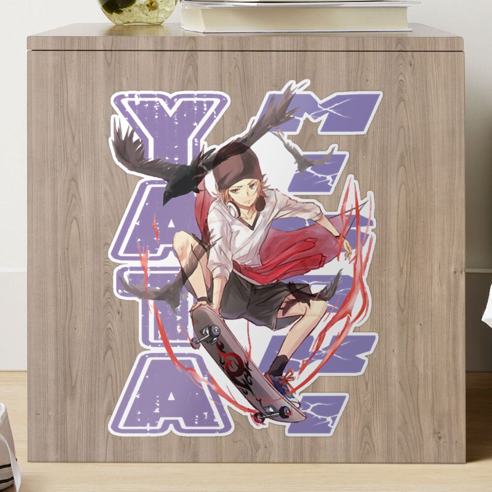 Skateboard Freestyle - Misaki Yata K Project Anime Art | Greeting Card