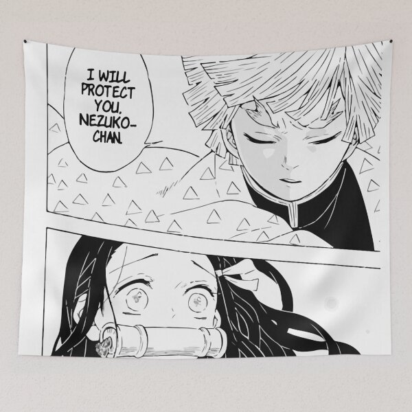 Item preview, Aesthetic Anime [Manga Panel [Demon1] [BW] designed and sold by SiSiDi.