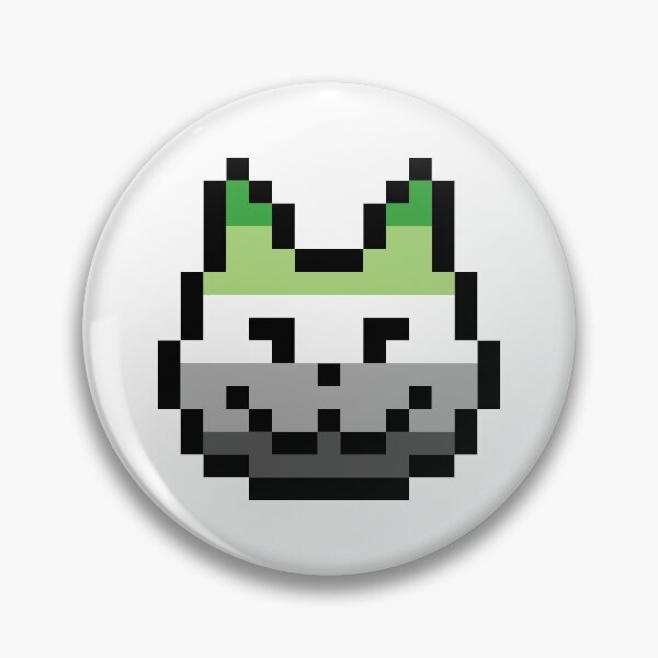 Item preview, Aromantic Pixel Cat designed and sold by BabbageArts.