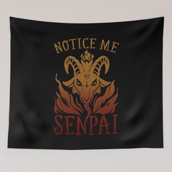 Item preview, Notice Me Senpai Satan  designed and sold by TyphoonFemale.