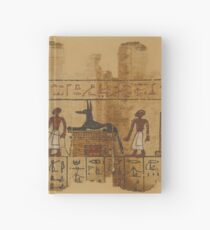 Cuaderno de tapa dura Una página del Libro egipcio de los muertos