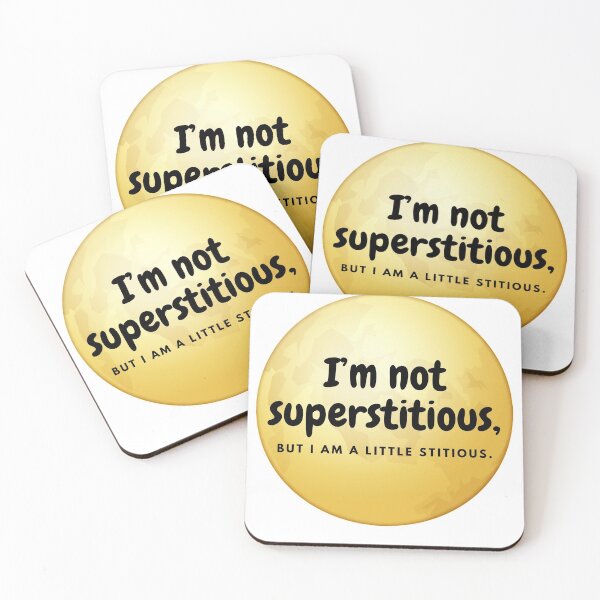 Item preview, I’m not superstitious, but I am a little stitious Funny Tshirt, Men, Women, Kids, Special Joke designed and sold by RagnarHouse.