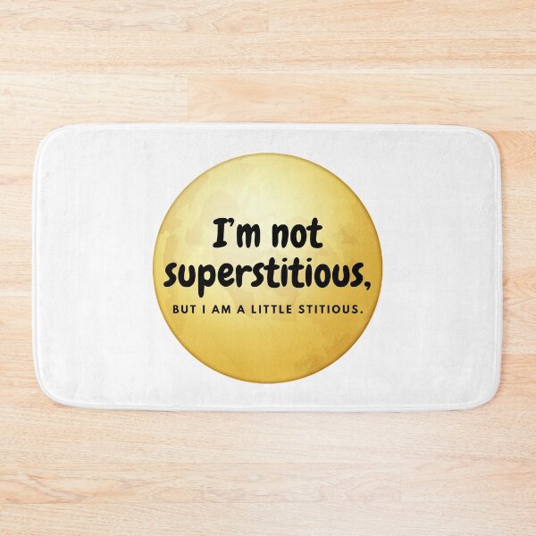 Item preview, I’m not superstitious, but I am a little stitious Funny Tshirt, Men, Women, Kids, Special Joke designed and sold by RagnarHouse.
