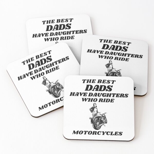 Item preview, The Best Dads Have Daughters Who Ride Motorcycles designed and sold by Gmaish.