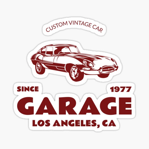 "Classic car vintage car" Sticker for Sale by Sarabinala Redbubble