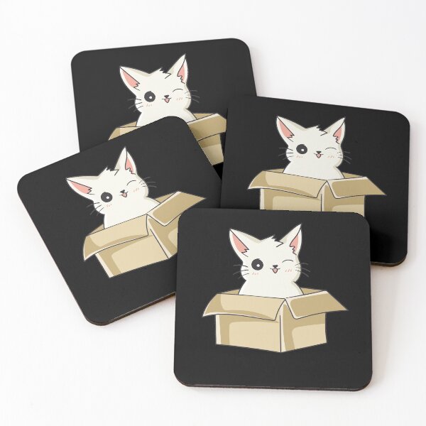 Artikelvorschau, Niedliche Katze Im Karton entworfen und verkauft von ElBeDesigns.