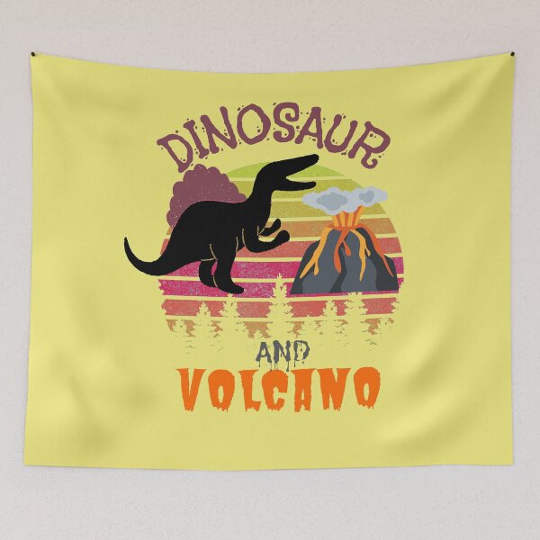 Item preview, Dinosaur And Volcano designed and sold by Eman4design.
