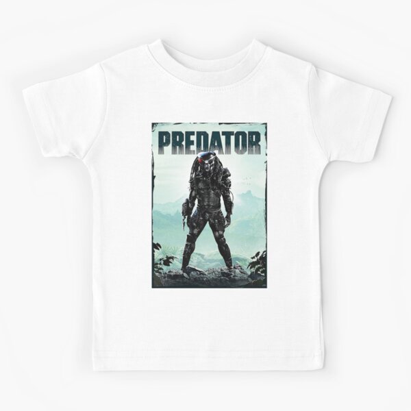 Predator Movie T Shirt KIDS BLK Yautja Aliens Nostromo Weyland Yutani Corp  Boys