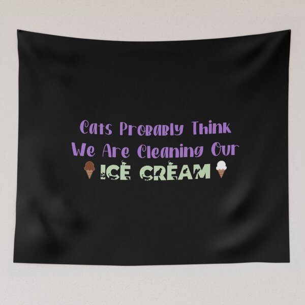 Item preview, CATS AND ICE CREAM designed and sold by THE AMERICAN TEEVANGELIST.