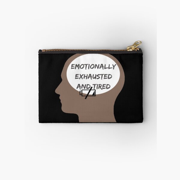 Item preview, Emotionally exhausted and tired depression quotes designed and sold by Simi2020.