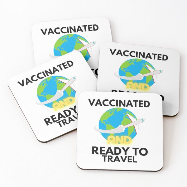 Item preview, vaccinated and ready to travel designed and sold by ibrastore.